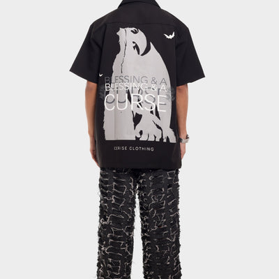 BLESSING AND A CURSE BOWLING SHIRT