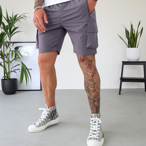 CAPO Lightweight Dark Grey Cargo Shorts