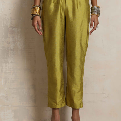 trueBrowns Green Shirt Kurta Set