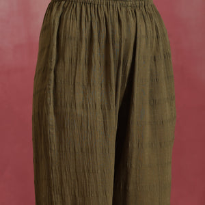 trueBrowns Olive Cotton Dobby Co-ord set