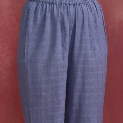 trueBrowns Sky Blue Cotton Kurta Co-ord set