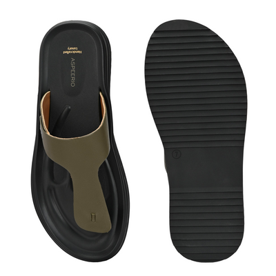 Comet Leather Slippers by Aspeerio