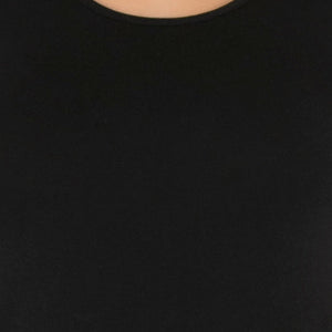 Broad Strapped Body Hugging Cotton Tank Top (Pack of 2) - Black-White