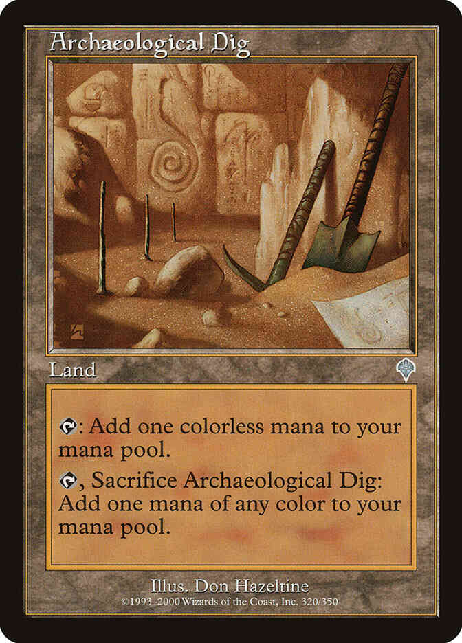 Archaeological Dig [320] [Invasion] [Non-Foil]