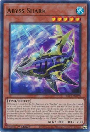 Abyss Shark - RA03-EN030 - Ultra Rare - 1st Edition