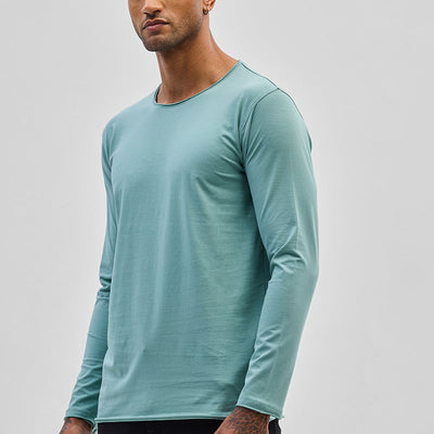 Turquoise Stretch Full Sleeve T-Shirt