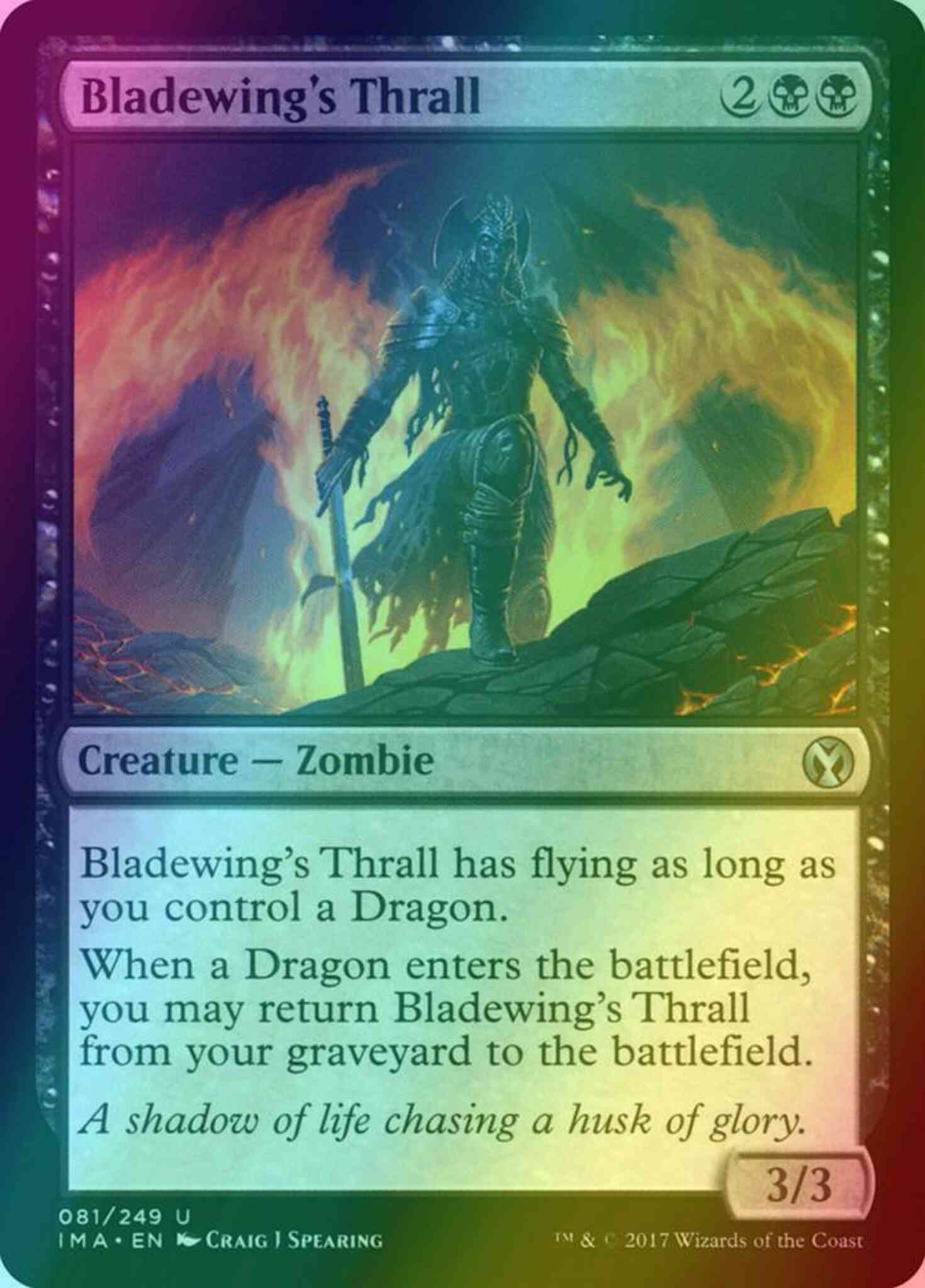 Bladewing's Thrall [81] [Iconic Masters] [Foil]