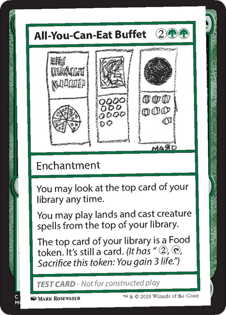 All-You-Can-Eat Buffet [8] [Playtest Card] [MagicFest 2025] [Non-Foil]