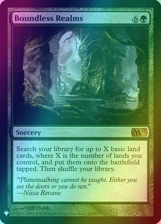 Boundless Realms [M13-162] [The List] [Foil]