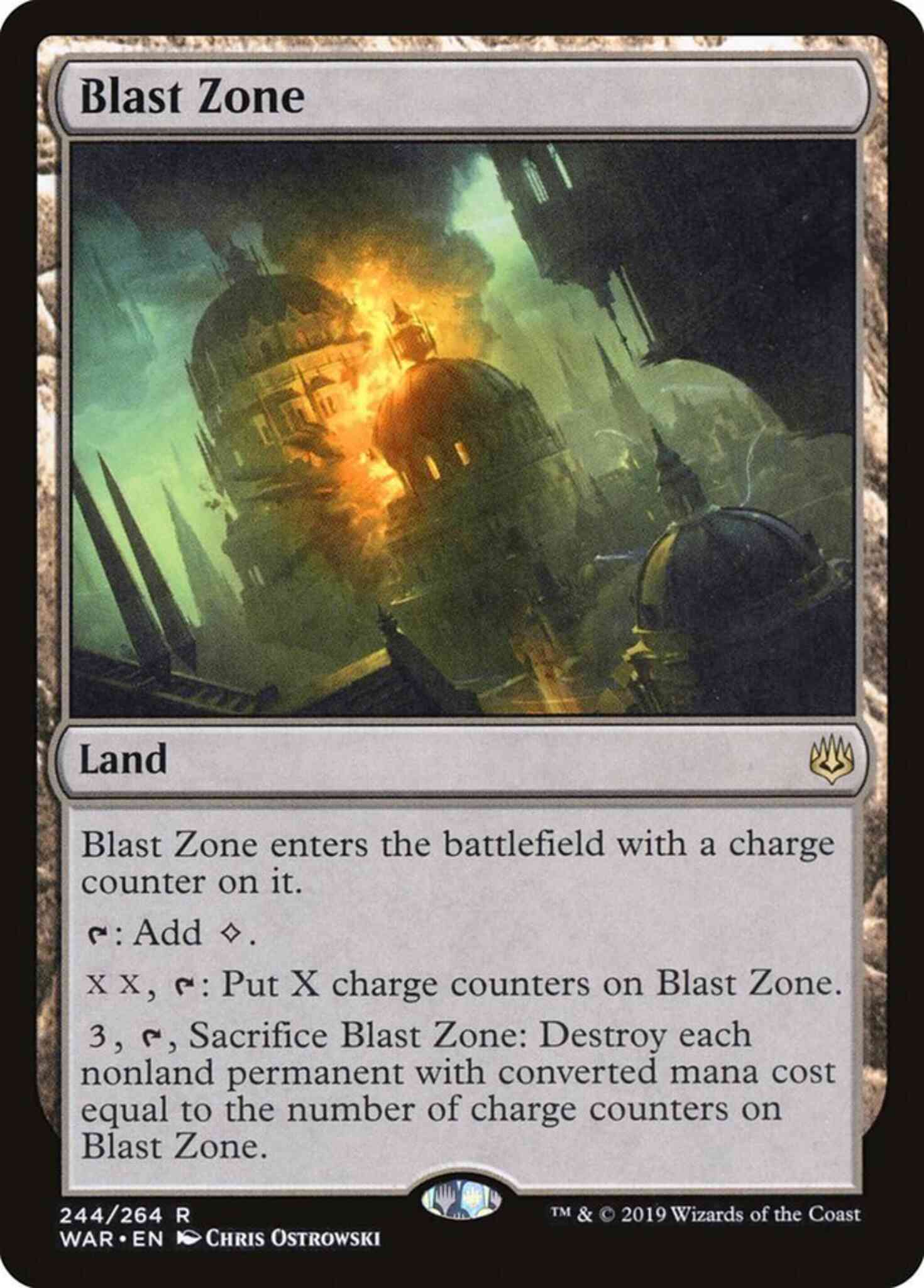 Blast Zone [244] [War of the Spark] [Non-Foil]