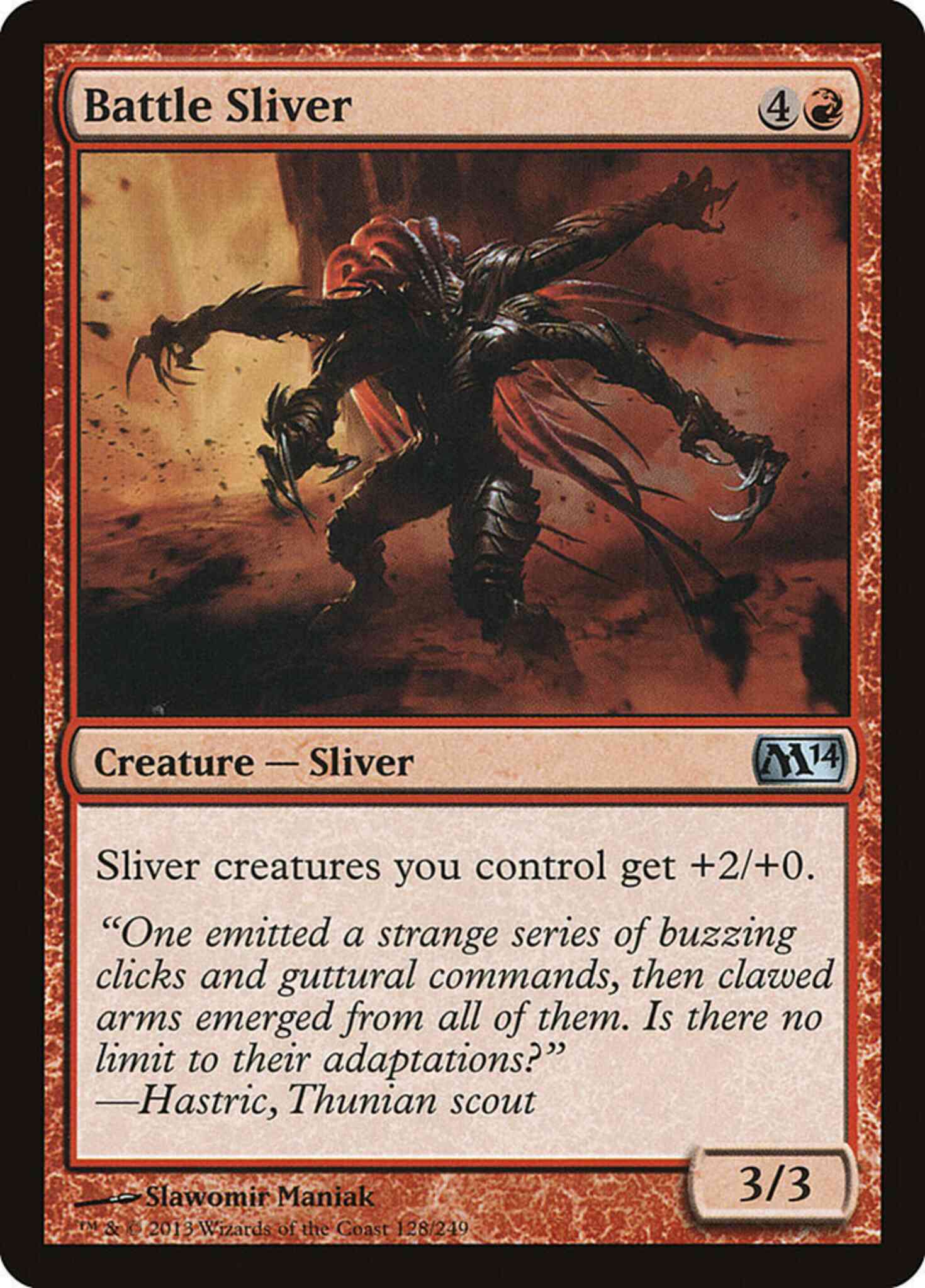 Battle Sliver [128] [Magic 2014] [Non-Foil]