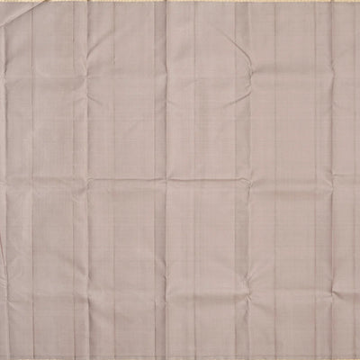 Dusty Pink Handloom Kanchipuram Silk Saree With Silk Checks