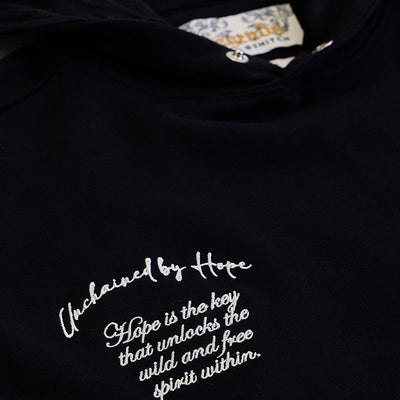 Legends Unchained Black Embroidered Hoodie