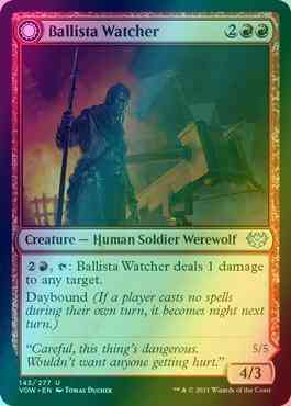 Ballista Watcher // Ballista Wielder [143] [Innistrad: Crimson Vow] [Foil]