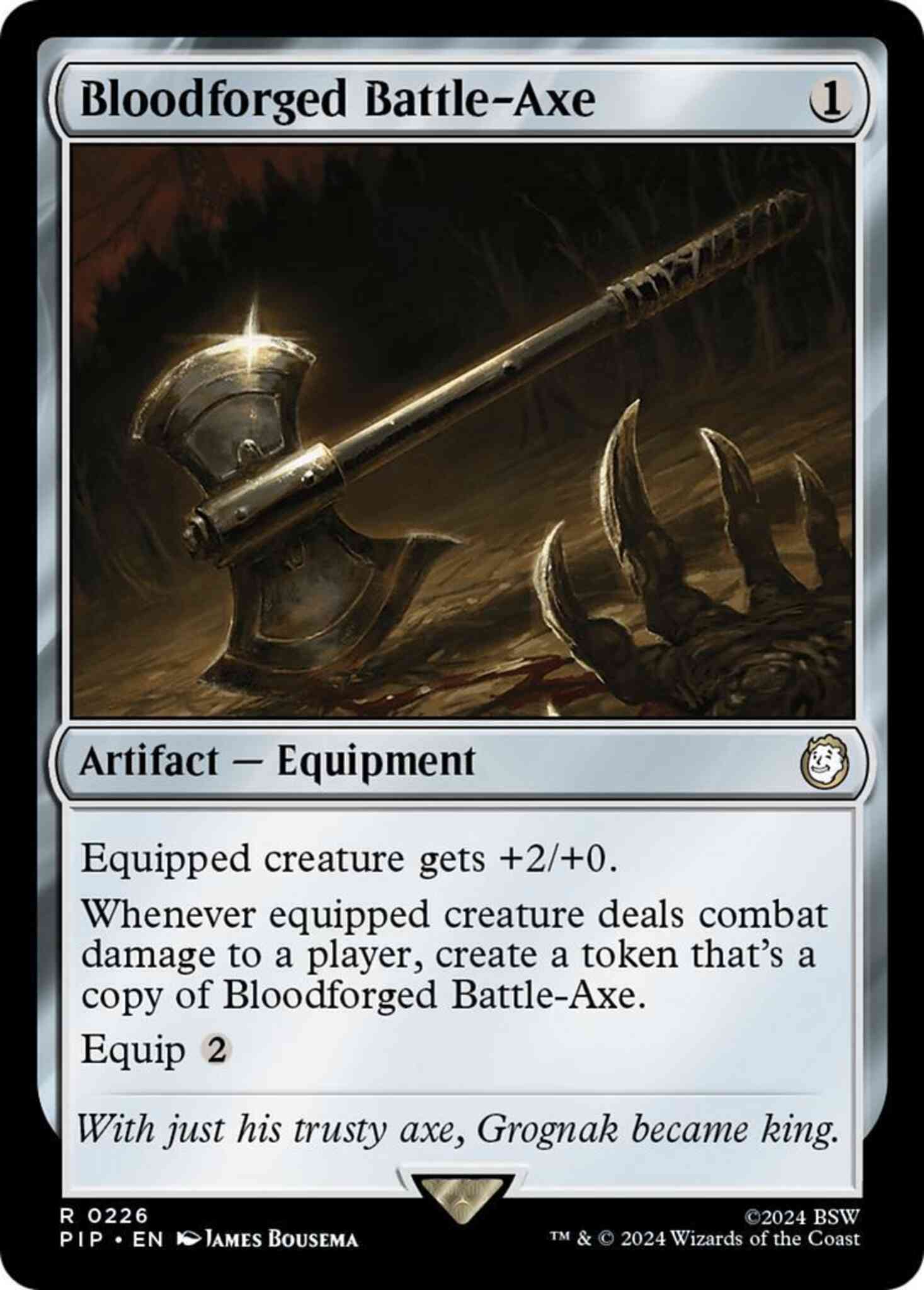 Bloodforged Battle-Axe [226] [Fallout] [Non-Foil]