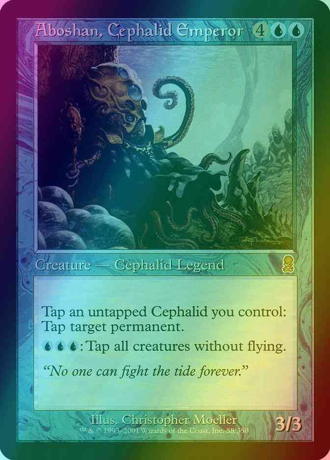 Aboshan, Cephalid Emperor [58] [Odyssey] [Foil]