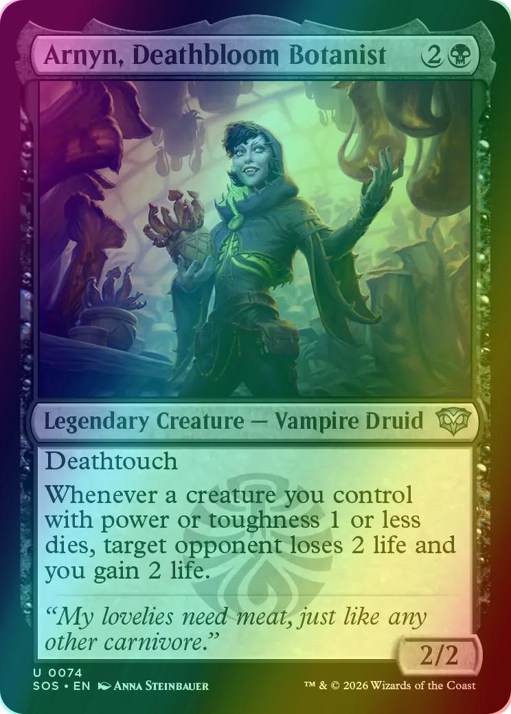 Arnyn, Deathbloom Botanist [74] [Secrets of Strixhaven] [Foil]