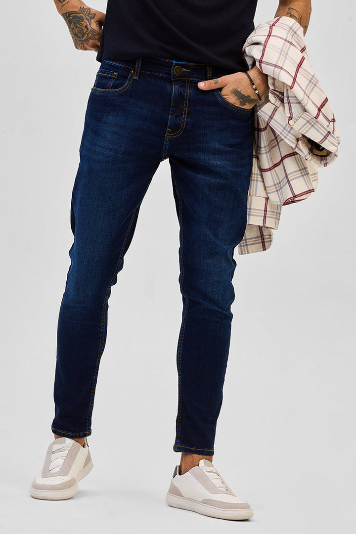 Dark Blue Skinny Fit Jeans