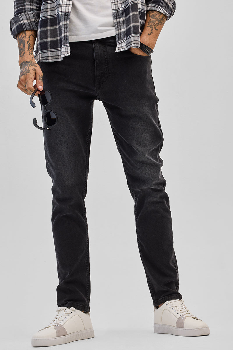 Charcoal Grey Slim Fit Jeans