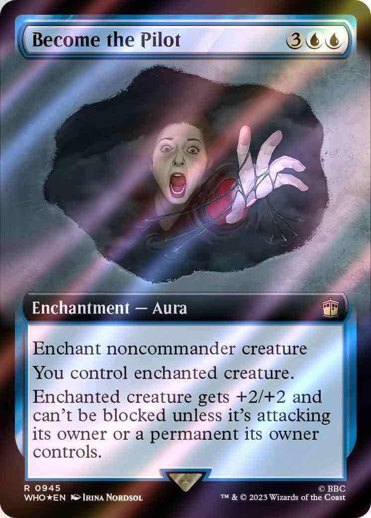 Become the Pilot [945] [Extended Art] [Universes Beyond: Doctor Who] [Surge Foil]