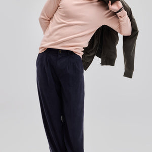 Light Pink Knitted Sweatshirt
