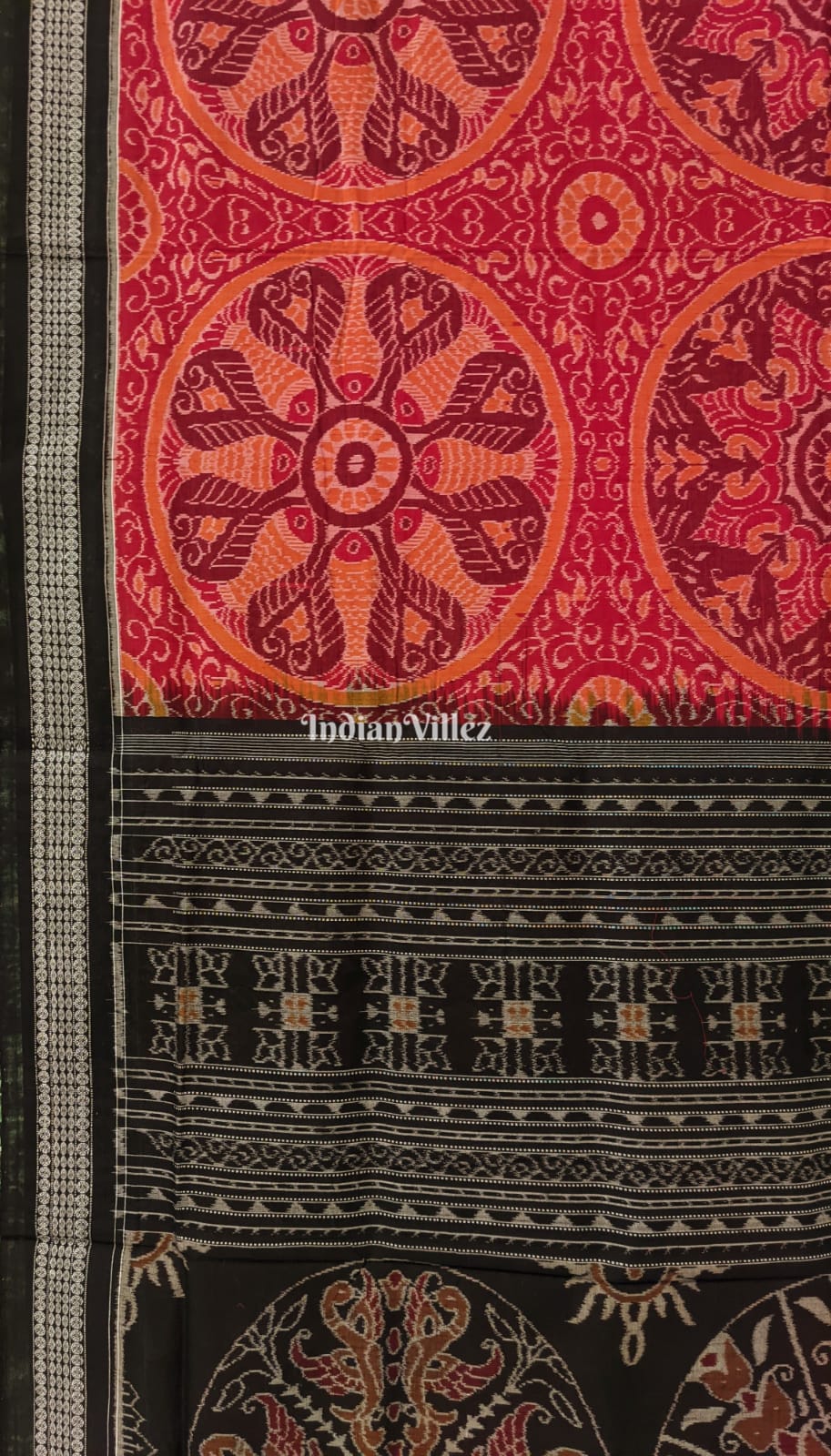 Exclusive Chakra Design Sambalpuri Cotton Saree