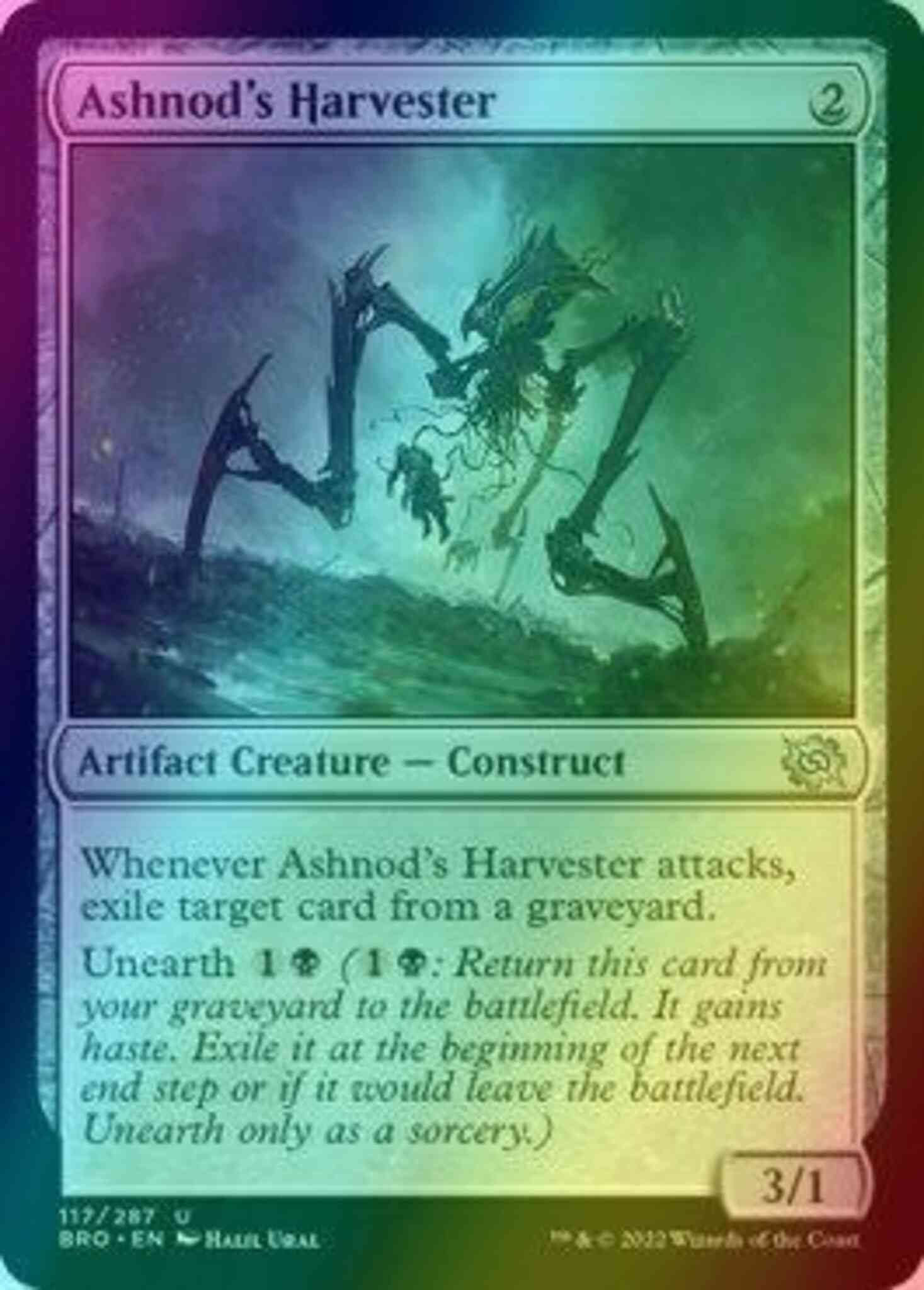 Ashnod's Harvester [117] [The Brothers' War] [Foil]