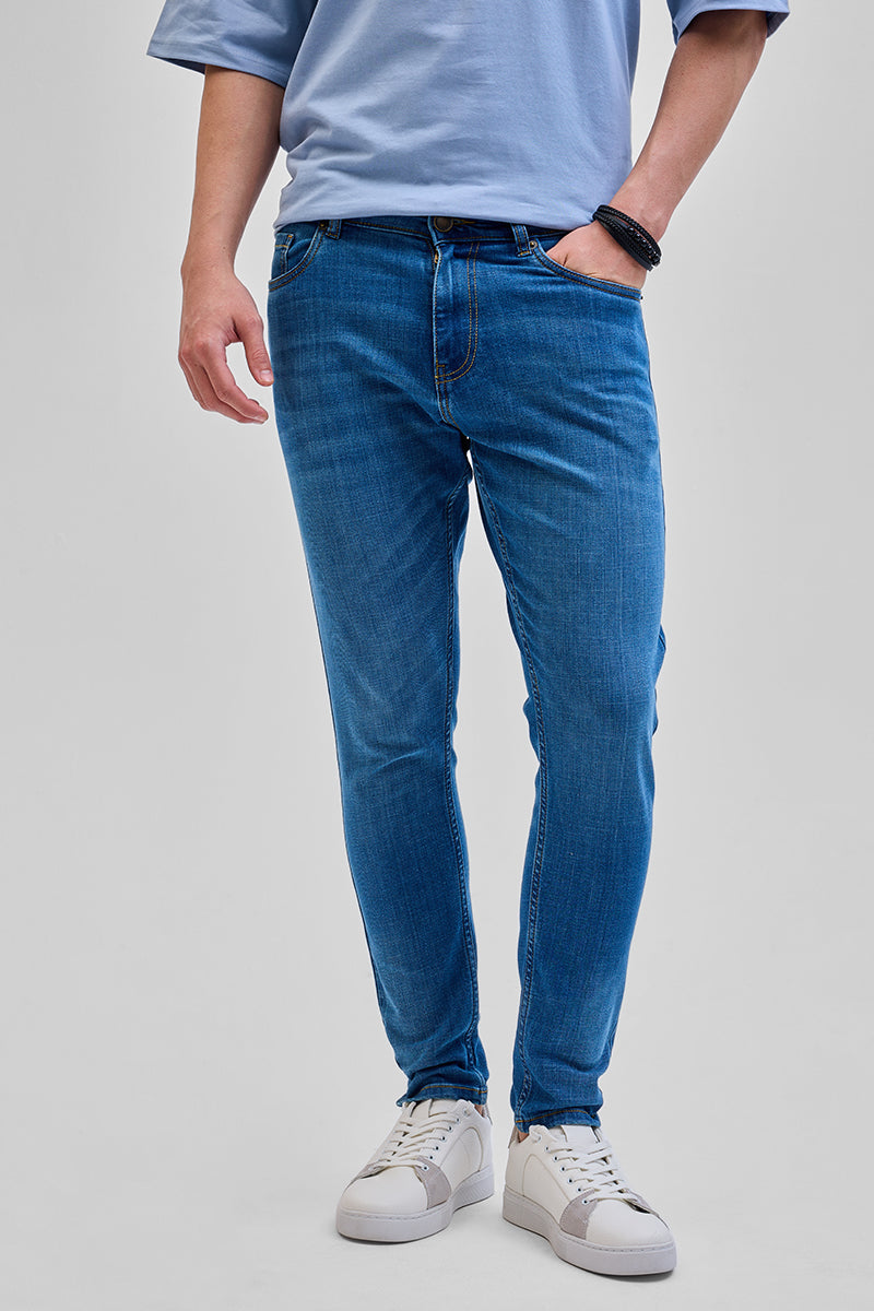 Dark Blue Skinny Fit Jeans