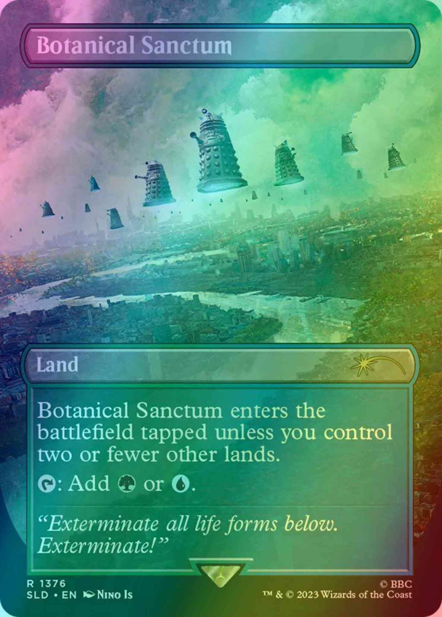 Botanical Sanctum [1376] [Borderless] [Doctor Who: Dalek Lands] [Secret Lair Drop] [Foil]