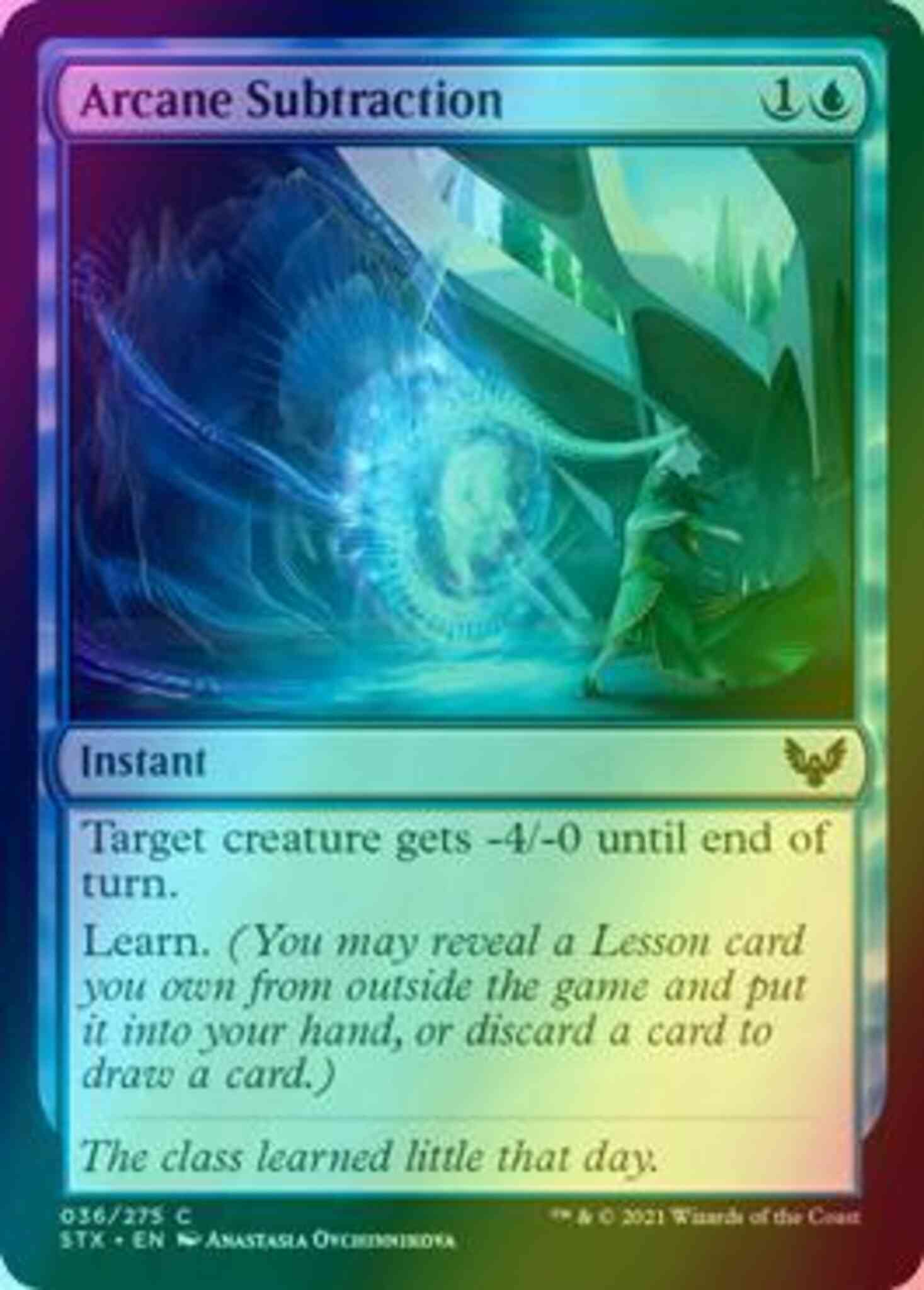 Arcane Subtraction [36] [Strixhaven: School of Mages] [Foil]