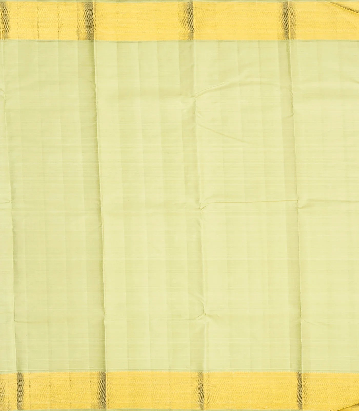 Dark Blue Handloom Kanchipuram Korvai Silk Saree With Floral Buttas