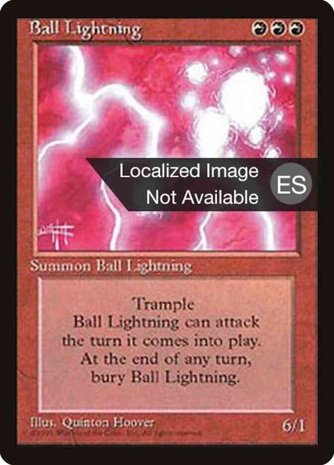Ball Lightning - Japanese [176] [Fourth Edition Black Border: Japanese] [Non-Foil]
