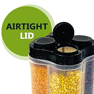 4-in-1 Transparent Kitchen Storage Container