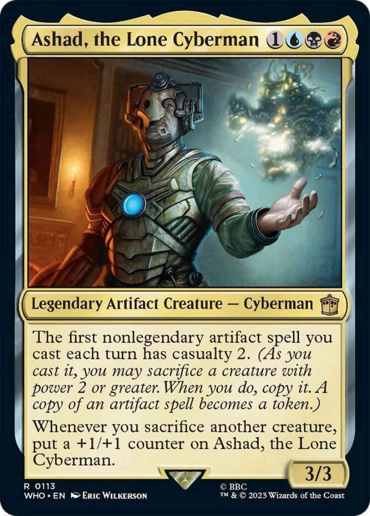 Ashad, the Lone Cyberman [113] [Universes Beyond: Doctor Who] [Non-Foil]