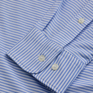 Light Blue Stripes Stretch Shirt