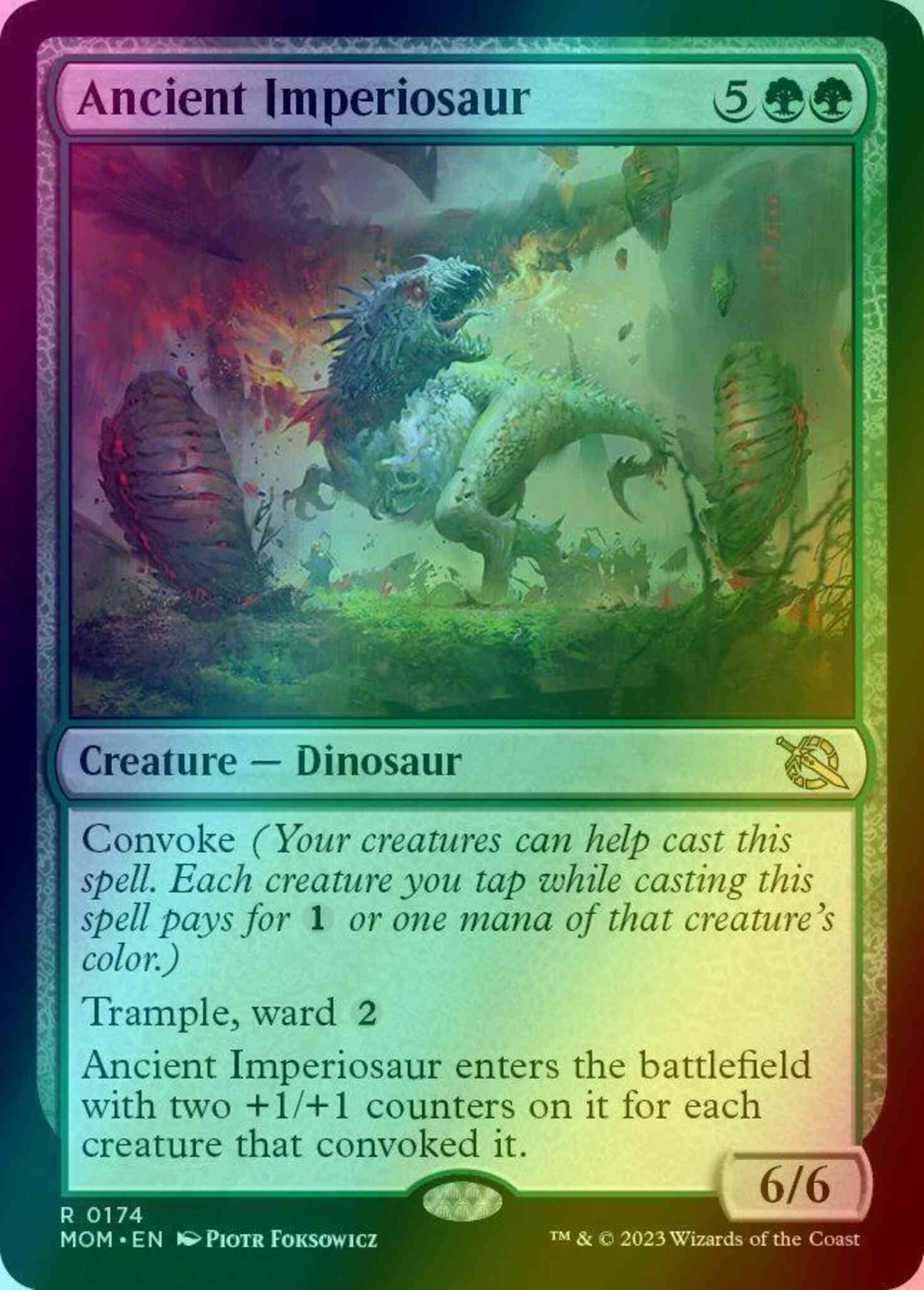 Ancient Imperiosaur [174] [March of the Machine] [Foil]