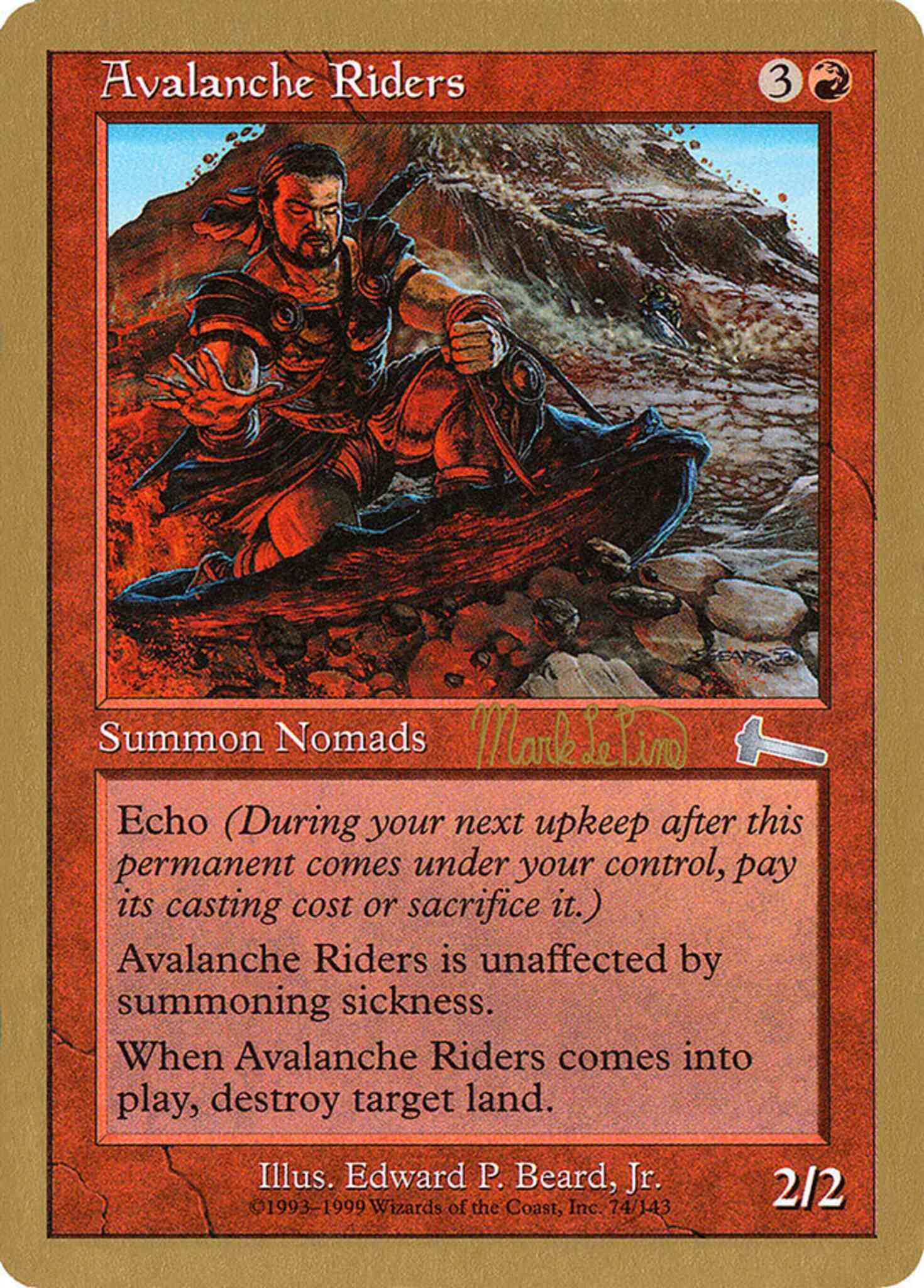 Avalanche Riders [mlp74] [World Championship Decks 1999] [Non-Foil]