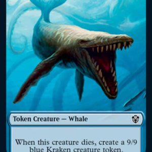 Beast Token (10) // Whale Token (05) [Commander 2021 Tokens] [Non-Foil]