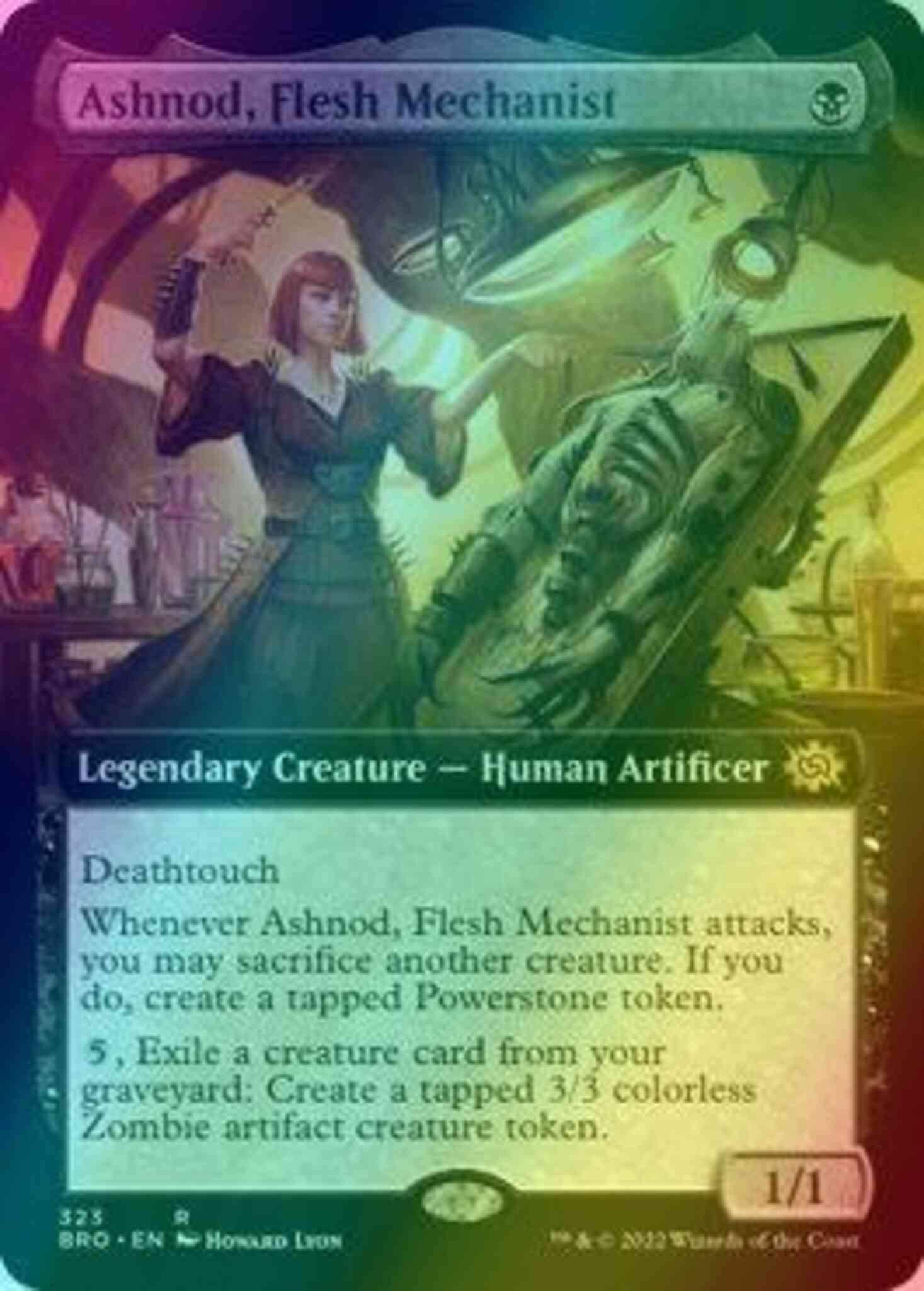 Ashnod, Flesh Mechanist [323] [Extended Art] [The Brothers' War] [Foil]