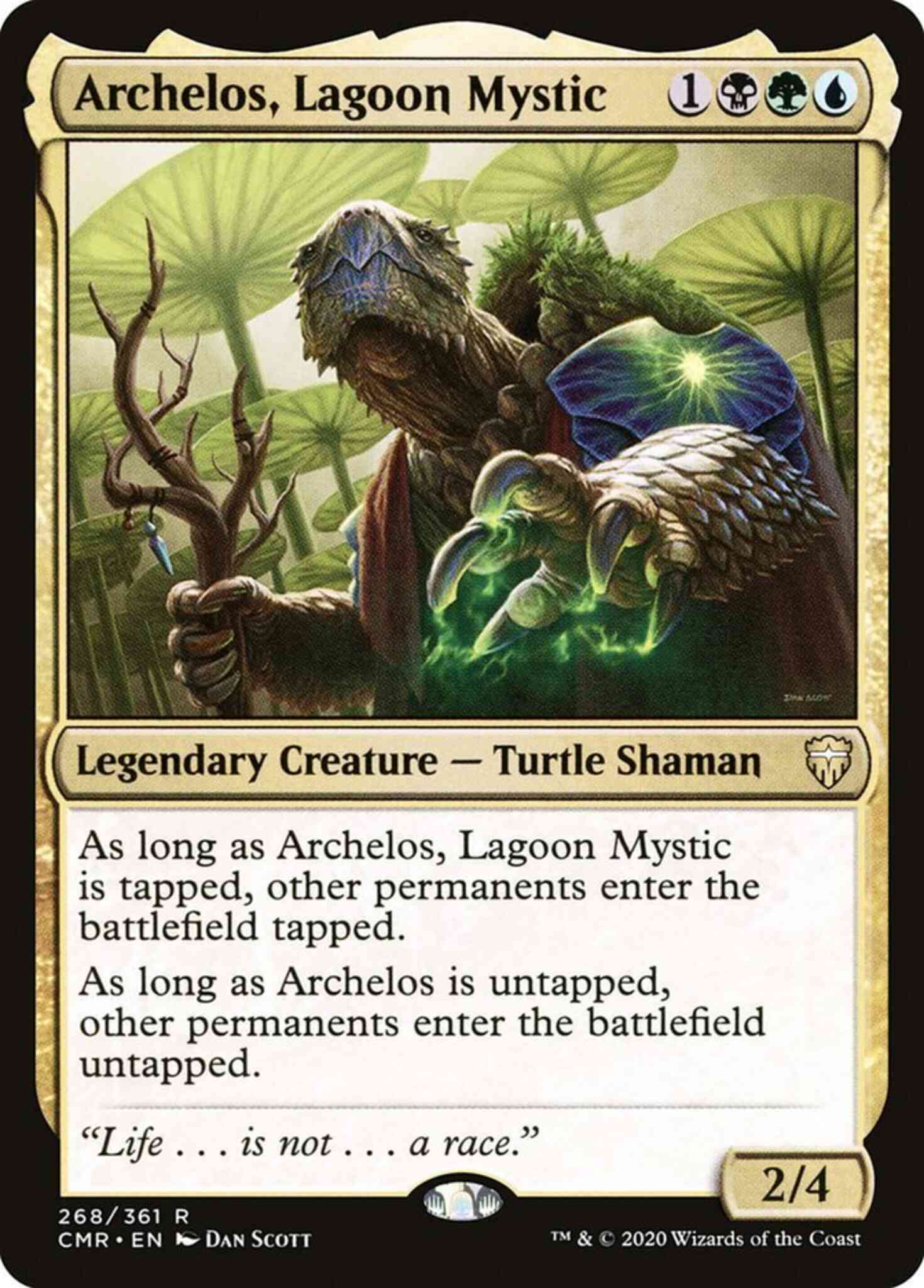 Archelos, Lagoon Mystic [268] [Commander Legends] [Non-Foil]