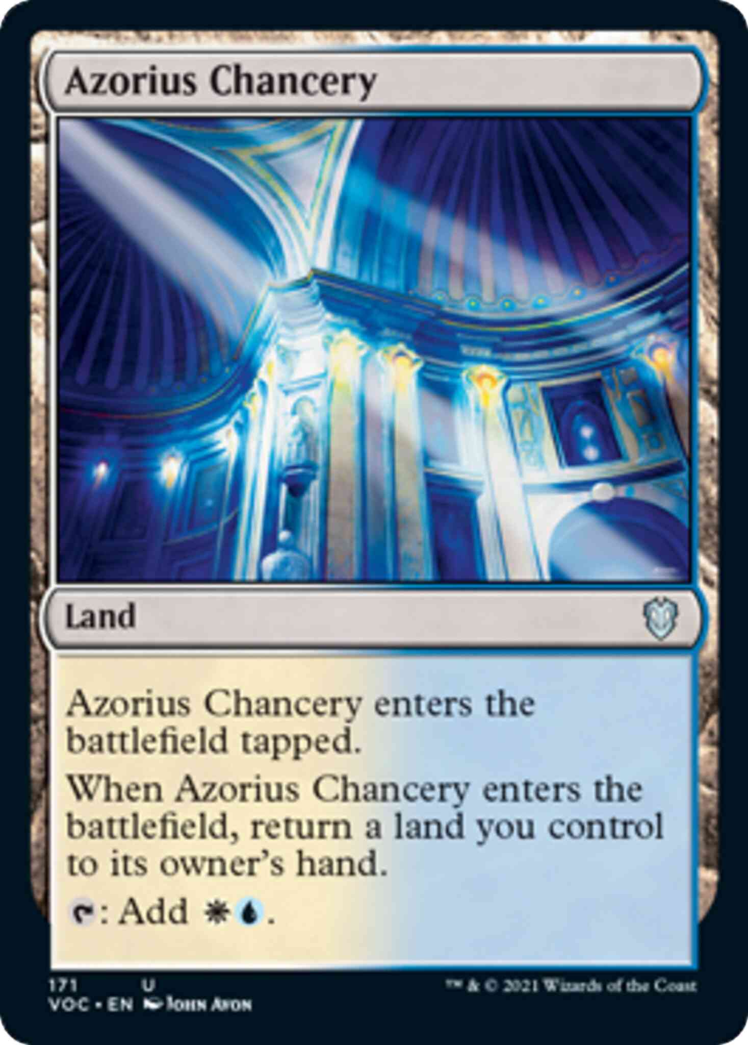 Azorius Chancery [171] [Innistrad: Crimson Vow: Commander] [Non-Foil]
