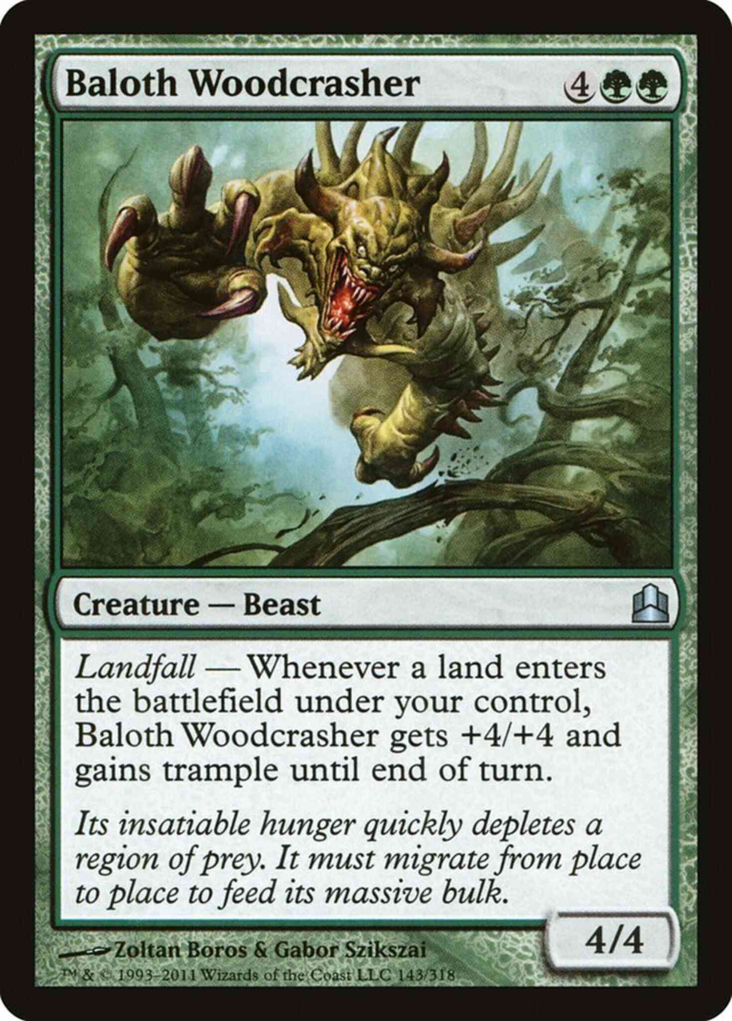 Baloth Woodcrasher [143] [Commander 2011] [Non-Foil]