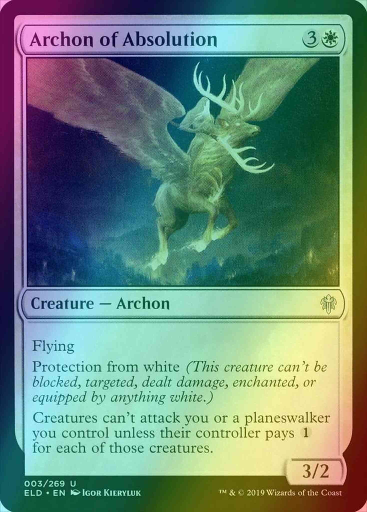 Archon of Absolution [3] [Throne of Eldraine] [Foil]