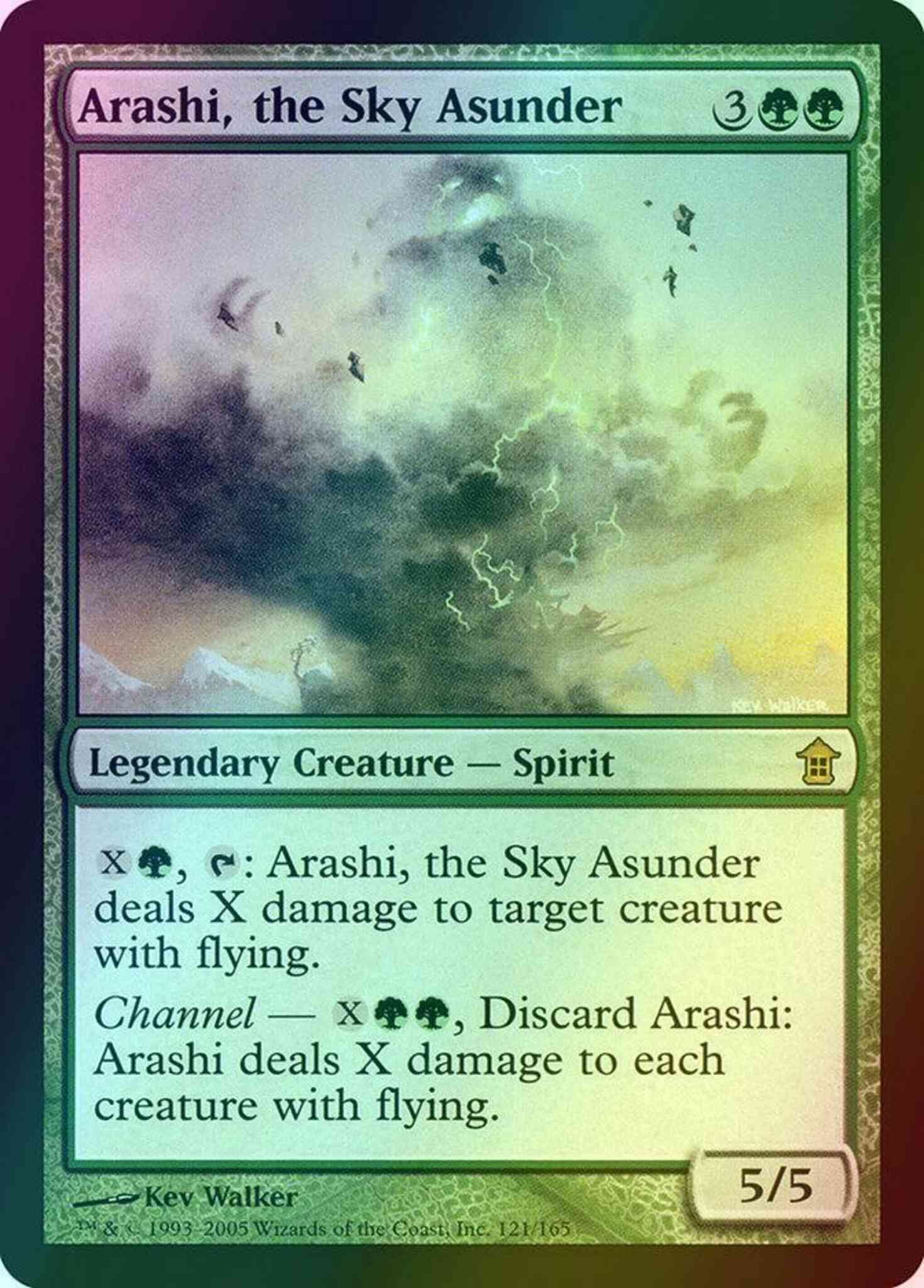 Arashi, the Sky Asunder [121] [Saviors of Kamigawa] [Foil]