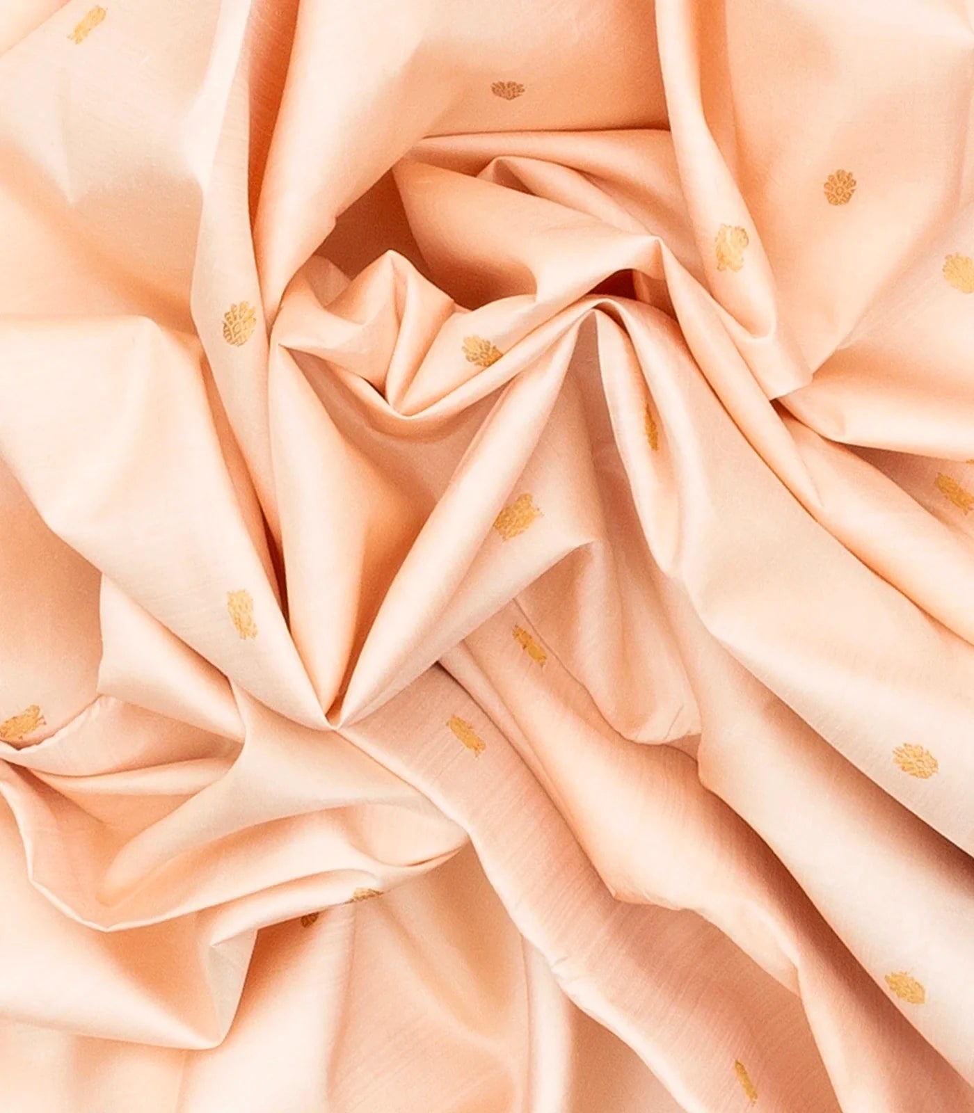 Off White Handloom Kanchipuram Korvai Silk Saree With Pink Border