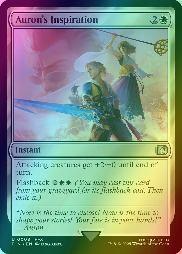Auron's Inspiration [8] [FINAL FANTASY] [Foil]