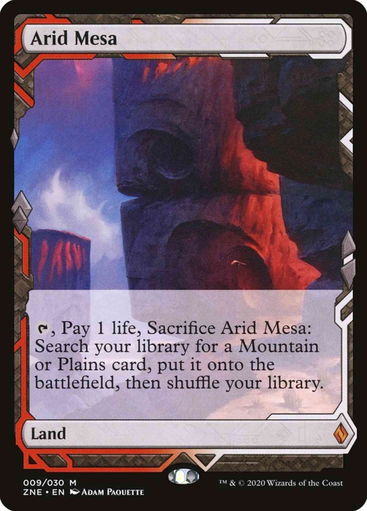 Arid Mesa [9] [Masterpiece Series] [Zendikar Rising Expeditions] [Non-Foil]