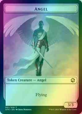 Angel Token (01) // Spider Token (07) [Adventures in the Forgotten Realms: Tokens] [Foil]