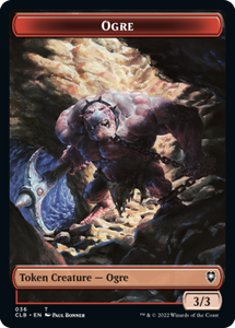 Boar Token (12) // Ogre Token (36) [Commander Legends: Battle for Baldur's Gate: Tokens] [Non-Foil]