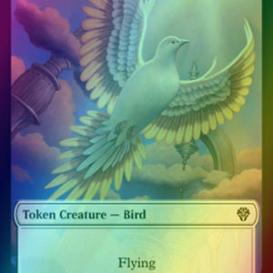 Badger Token (15) // Bird Token (02) [DMC/DMU Set Symbol] [Dominaria United: Tokens] [Foil]